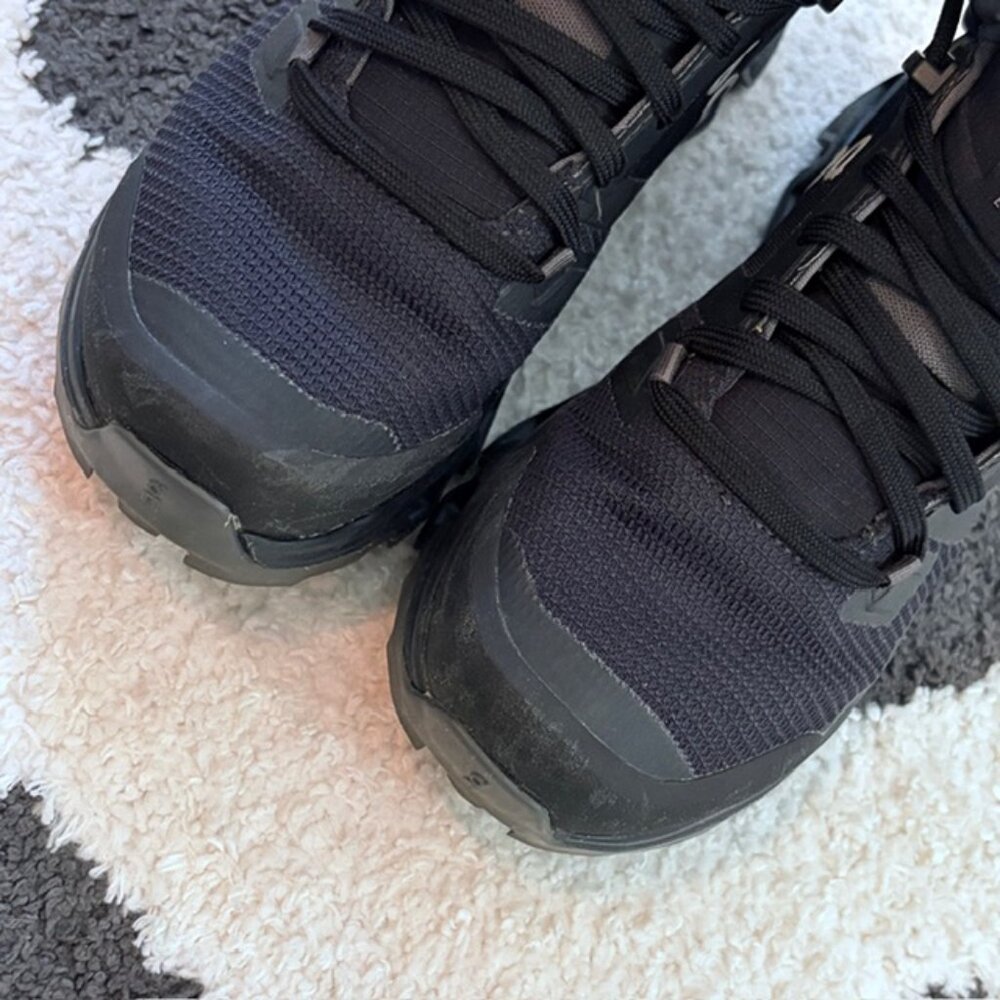 On Cloudrock 2 $220 Womens US Size 5 Black Waterproof All Terrain Hiking Boots - Picture 9 of 15